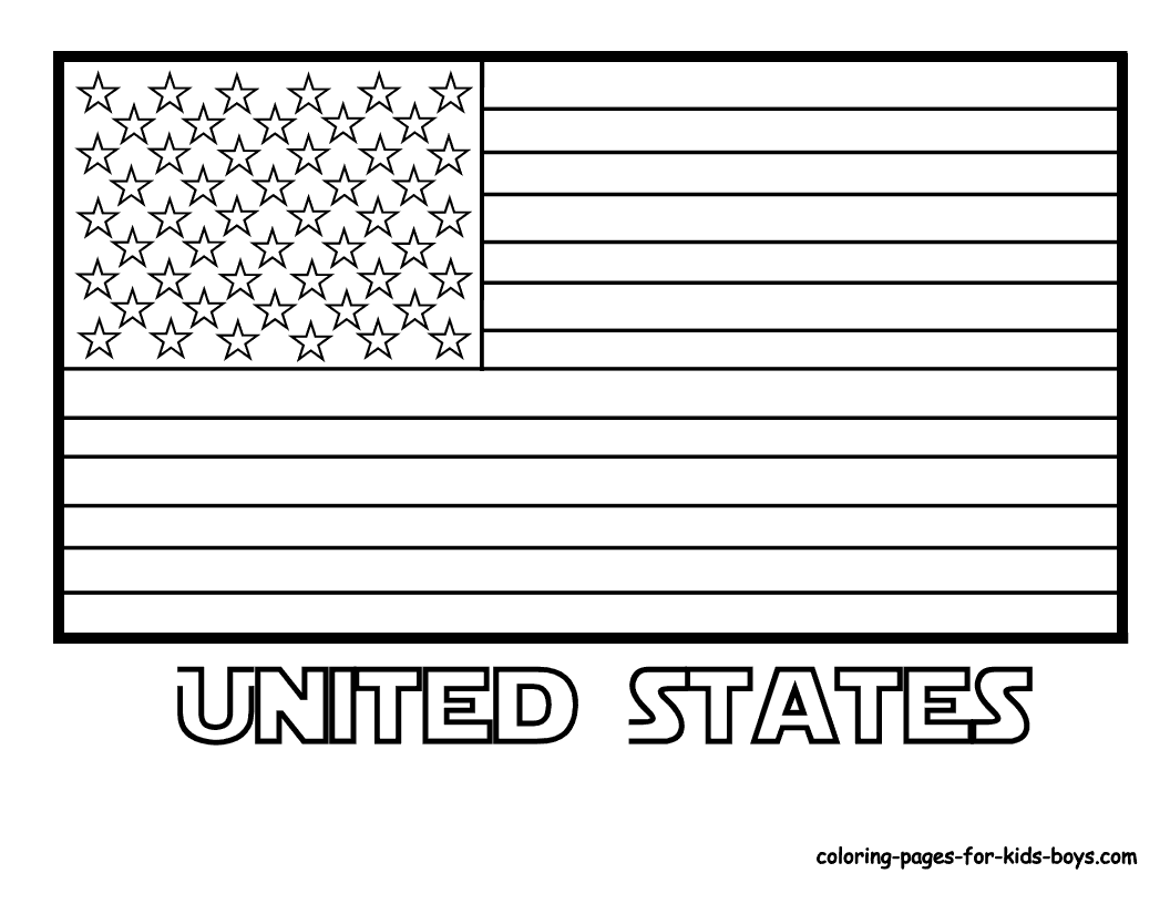 Flag Coloring Pages   Free Large Images