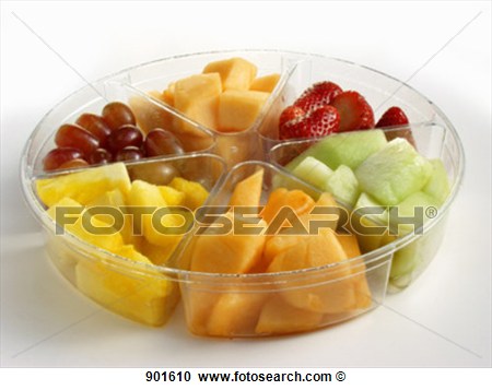 Fruit Platter In A Divided Tray View Large Photo Image