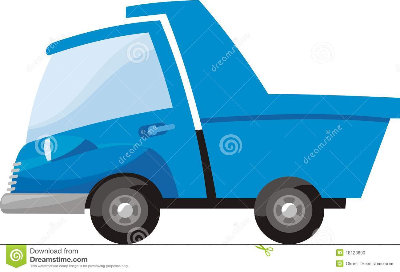 Little Blue Truck To Transport Goods 