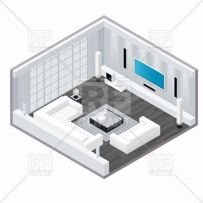 Living Room 72639 Download Royalty Free Vector Clipart  Eps