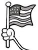 Memorial Day Clip Art Black And White New Flag Clipart Image