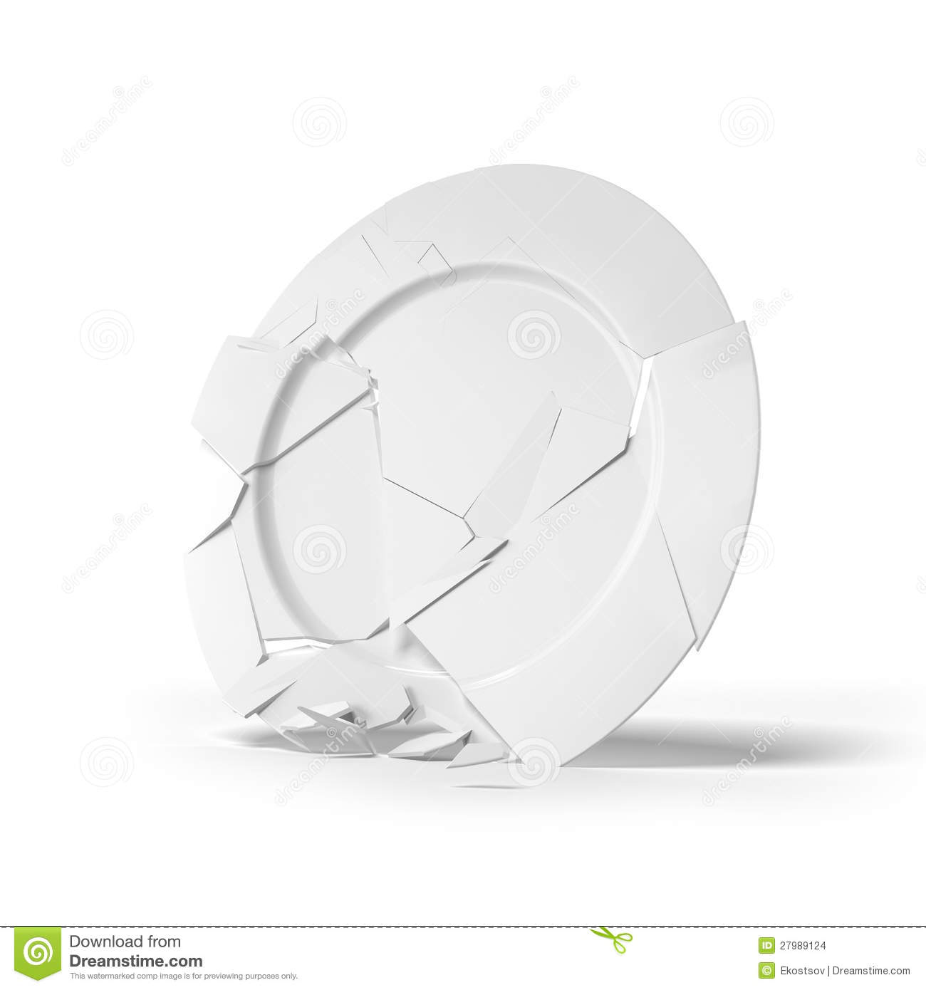 More Similar Stock Images Of   Broken White Plate
