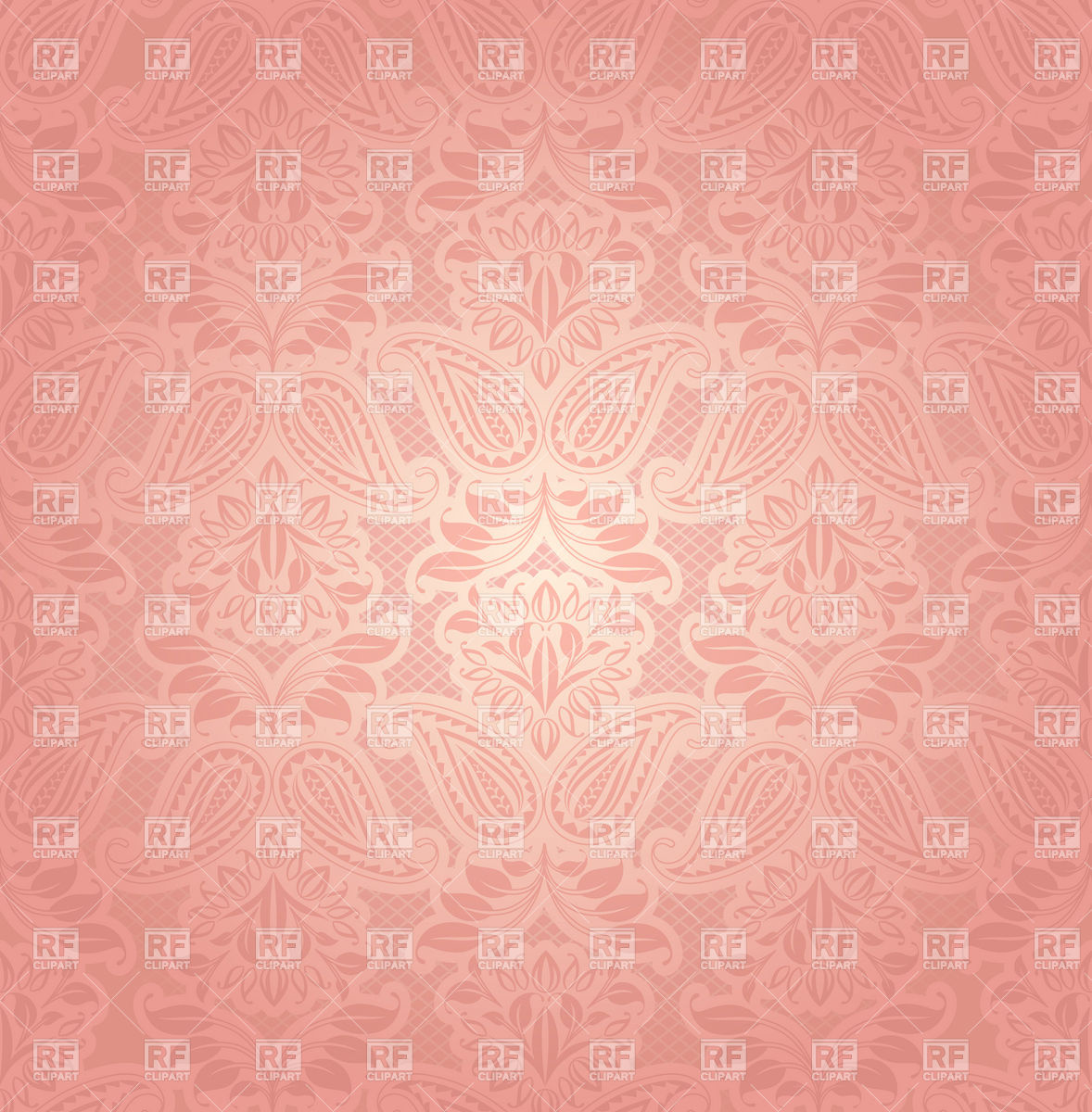 Pink Background With Vintage Pattern Download Royalty Free Vector