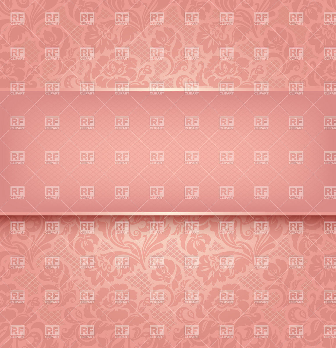 Pink Vintage Ornate Background Download Royalty Free Vector Clipart    