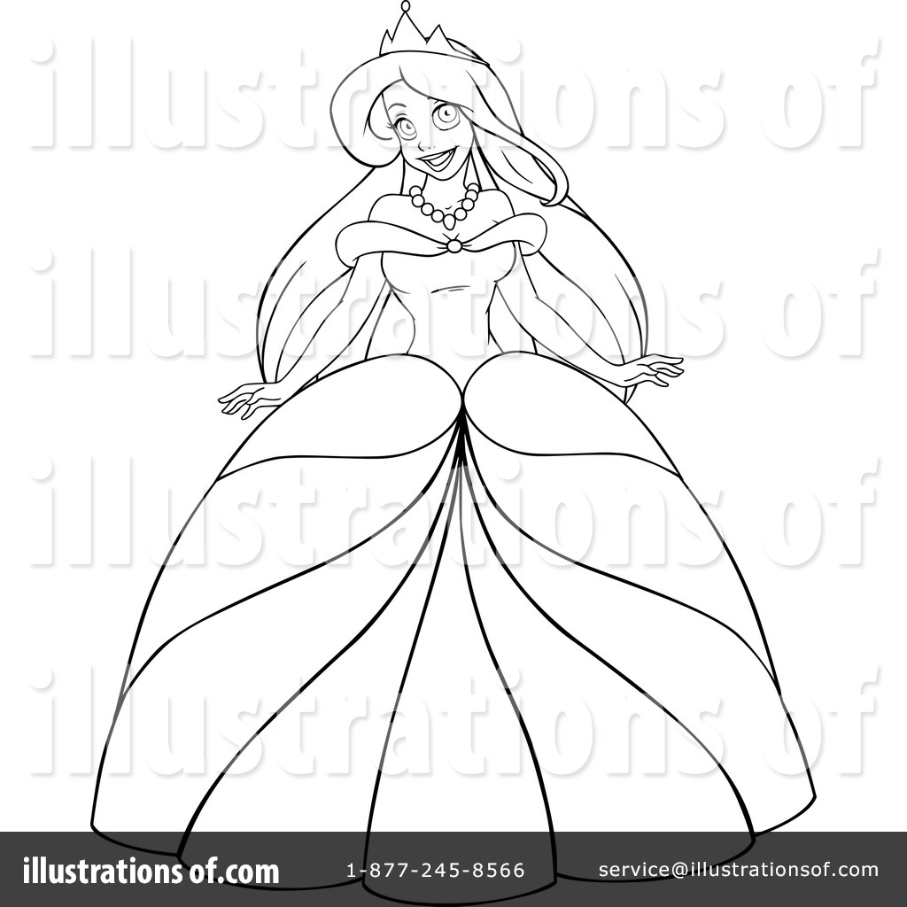 Princess Clipart Illustration By Liron Peer   Stock Sample  1298782