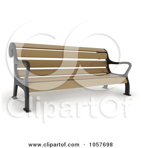 Royalty Free  Rf  Park Bench Clipart Illustrations Vector Graphics