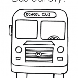 School Bus Safety Coloring Page Bus Safety 2 Coloring Page 250x250 Png