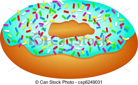 Sprinkles Clip Art Clipart Of Sprinkle Doughnut