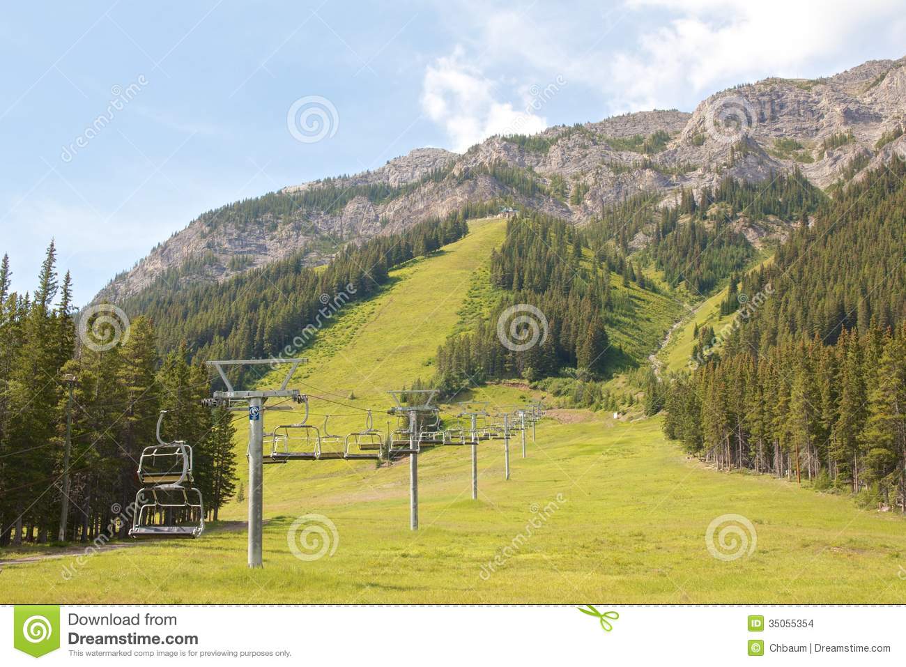 Summer Ski Resort Stock Images   Image  35055354