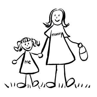     The Woman S Shirt Read Mommy And The Little Girl S Dress Reads Me