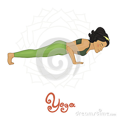 Women S Yoga Chaturanga Dandasana  Hatha Yoga  