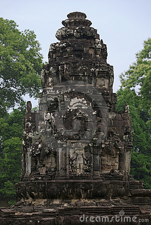 Ancient Temple Tower In Jungle Royalty Free Stock Images   Image