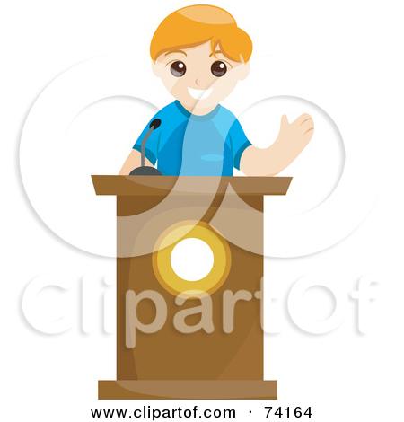 Boy Speaking Clipart