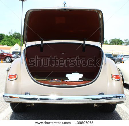 Car Trunk Clipart Ford Deluxe Trunk In The