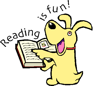 Dog Reading Clipart Images 2