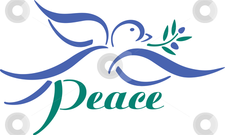 Dove Peace Stock Vector Clipart Vector Stylized Dove With Olive    
