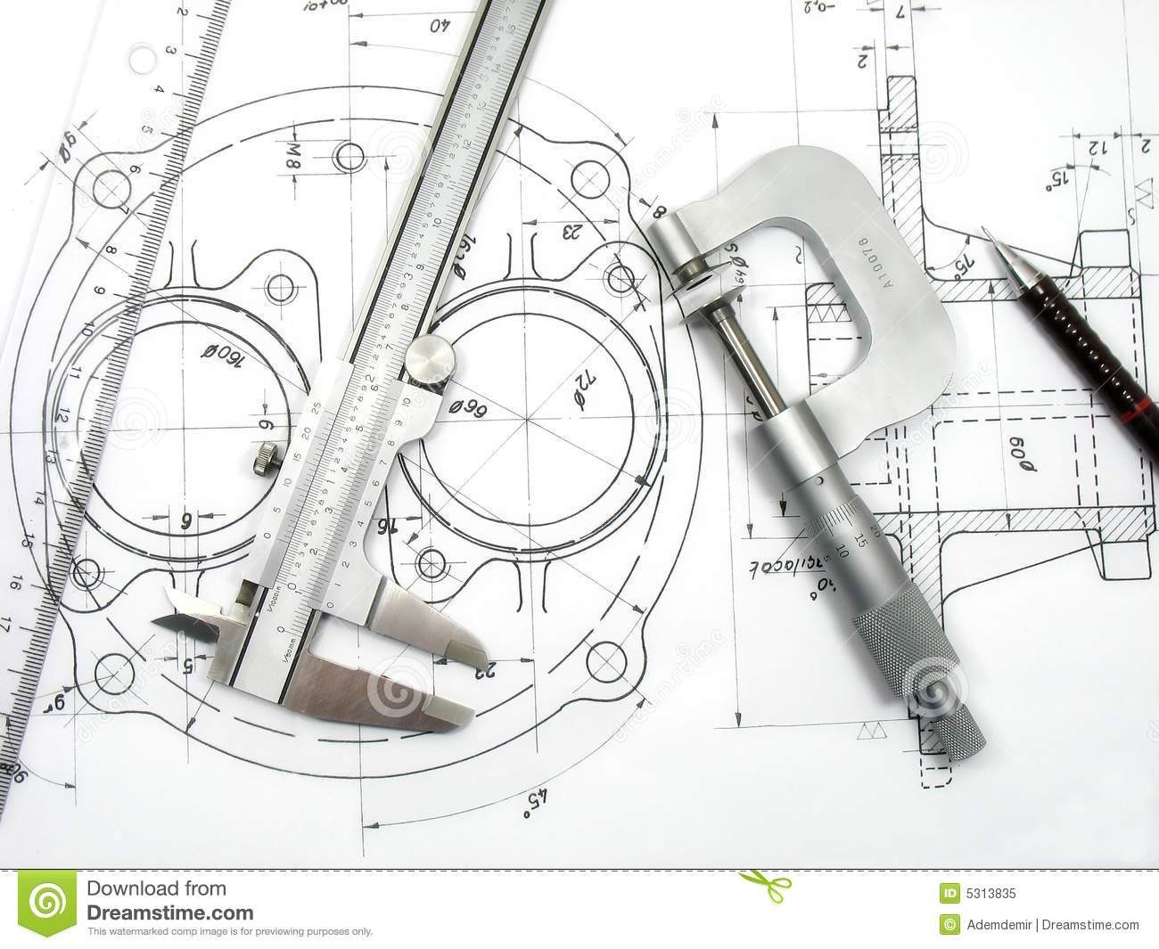 Engineering Tools Royalty Free Stock Photo   Image  5313835
