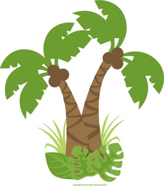 Home Free Clipart Monkey Clipart Palm Tree Jungle