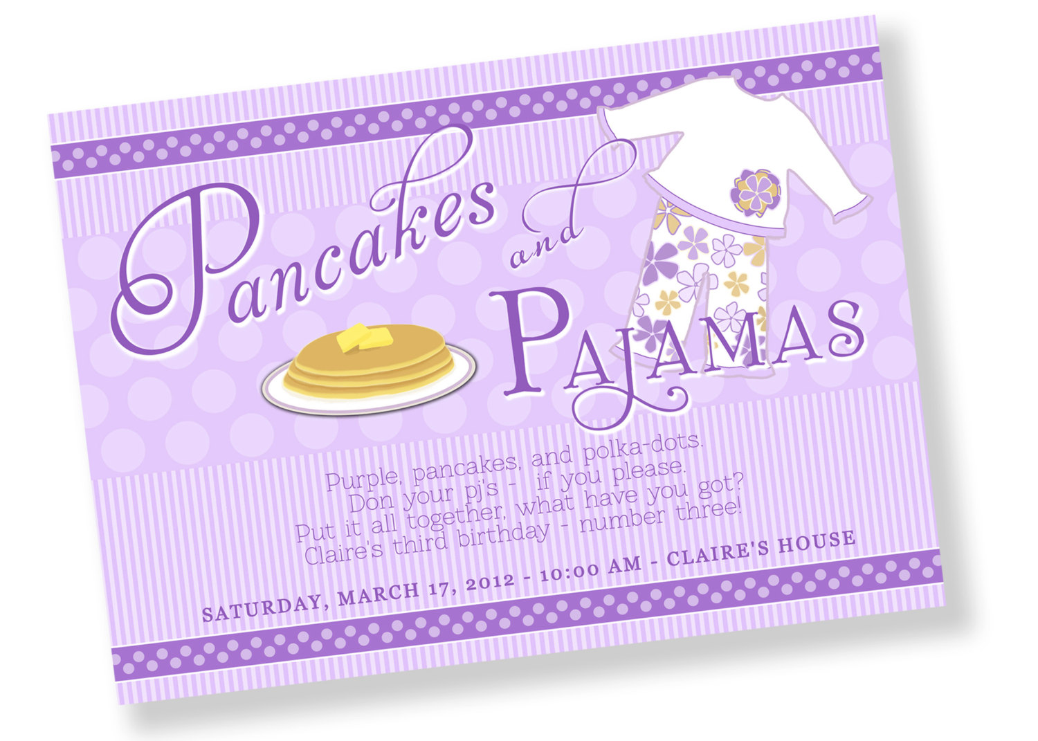 Pajama Party Http   Www Etsy Com Listing 92327047 Pancakes And Pajamas