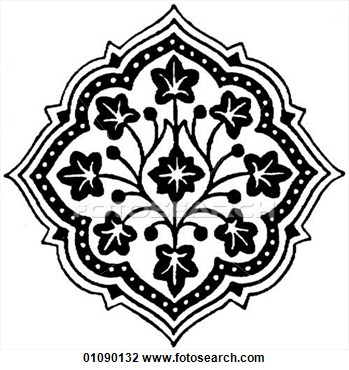 Patterns   Motifs   Persia   Line Art Persian Ornament Motifs In The    