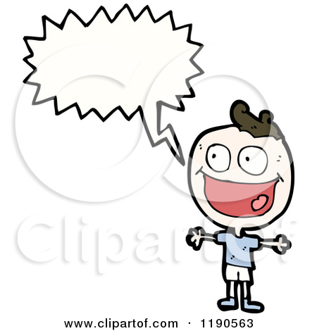 Royalty Free  Rf  Boy Speaking Clipart Illustrations Vector Graphics