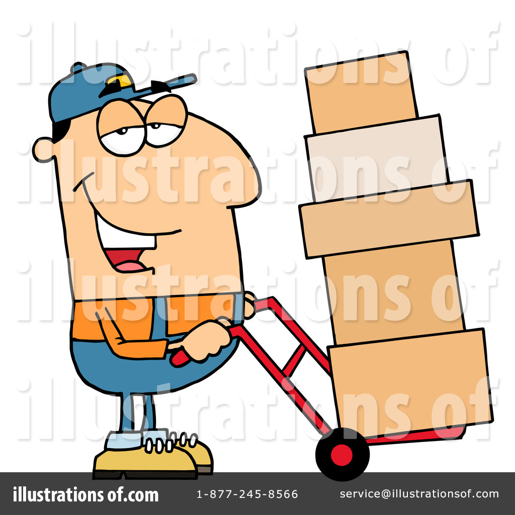 Royalty Free  Rf  Delivery Man Clipart Illustration  77838 By Hit Toon