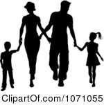 Royalty Free  Rf  Family Of Four Clipart   Illustrations  1
