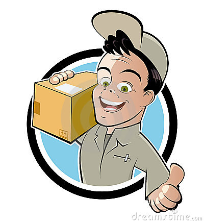 Showing Gallery For Delivery Man Clipart
