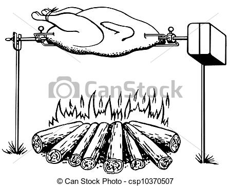 Stock Illustration   A Black And White Version Of An Illustration Of A