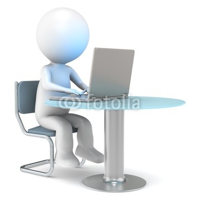 3d Little Human Character At Work  People Series  Stock Photo And