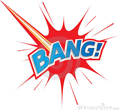 Bang  Comic Explosion Logo Icon Text Royalty Free Stock Images   Image    
