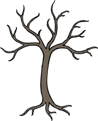 Bare Dead Tree Clip Art Free Vector In Open Office Drawing Svg    Svg    