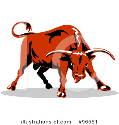 Bull Clipart  96551   Illustration By Patrimonio
