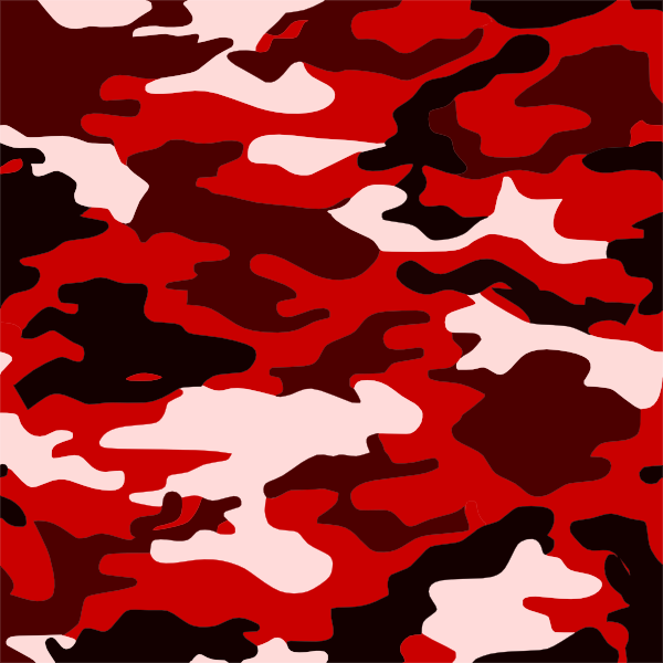 Camouflage Red Logo Clip Art At Clker Com   Vector Clip Art Online    