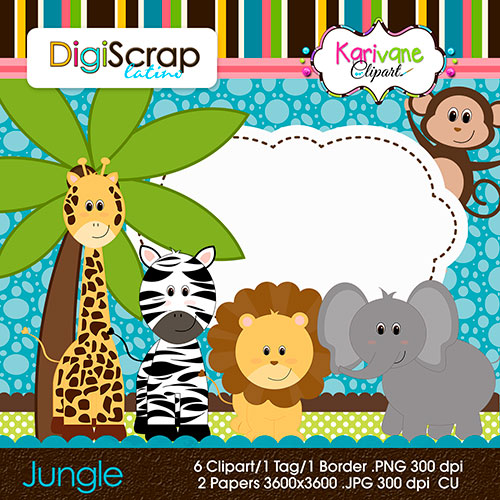 Cute Jungle Clipart Jungle