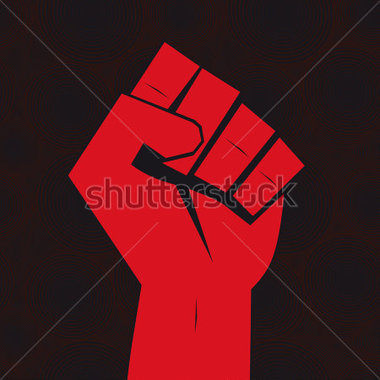 Download Source File Browse   Signs   Symbols   Fist Red Clenched Hand    