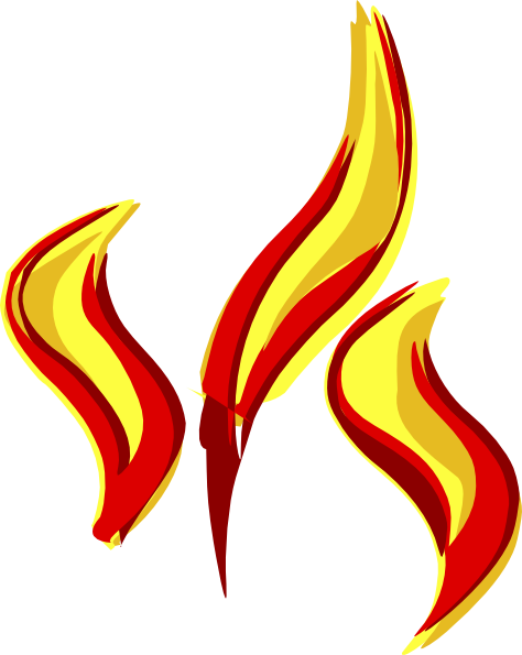 Flames 2 Clip Art At Clker Com   Vector Clip Art Online Royalty Free    