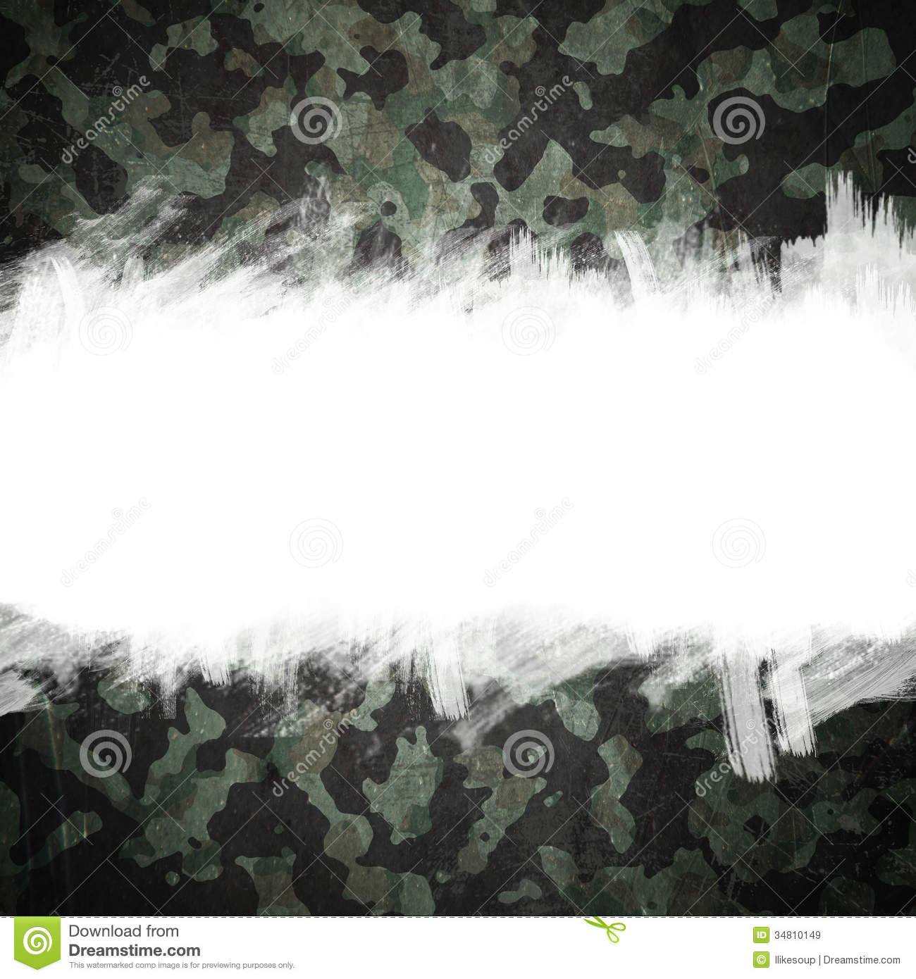 Grunge Military Camouflage Background With Space For Text Royalty Free