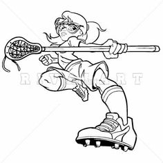 Lacrosse Clip Art On Pinterest   Lacrosse Sports And Girls Lacrosse