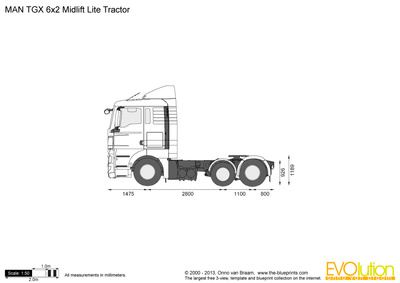 Man Tgx 6x2 Midlift Lite Tractor
