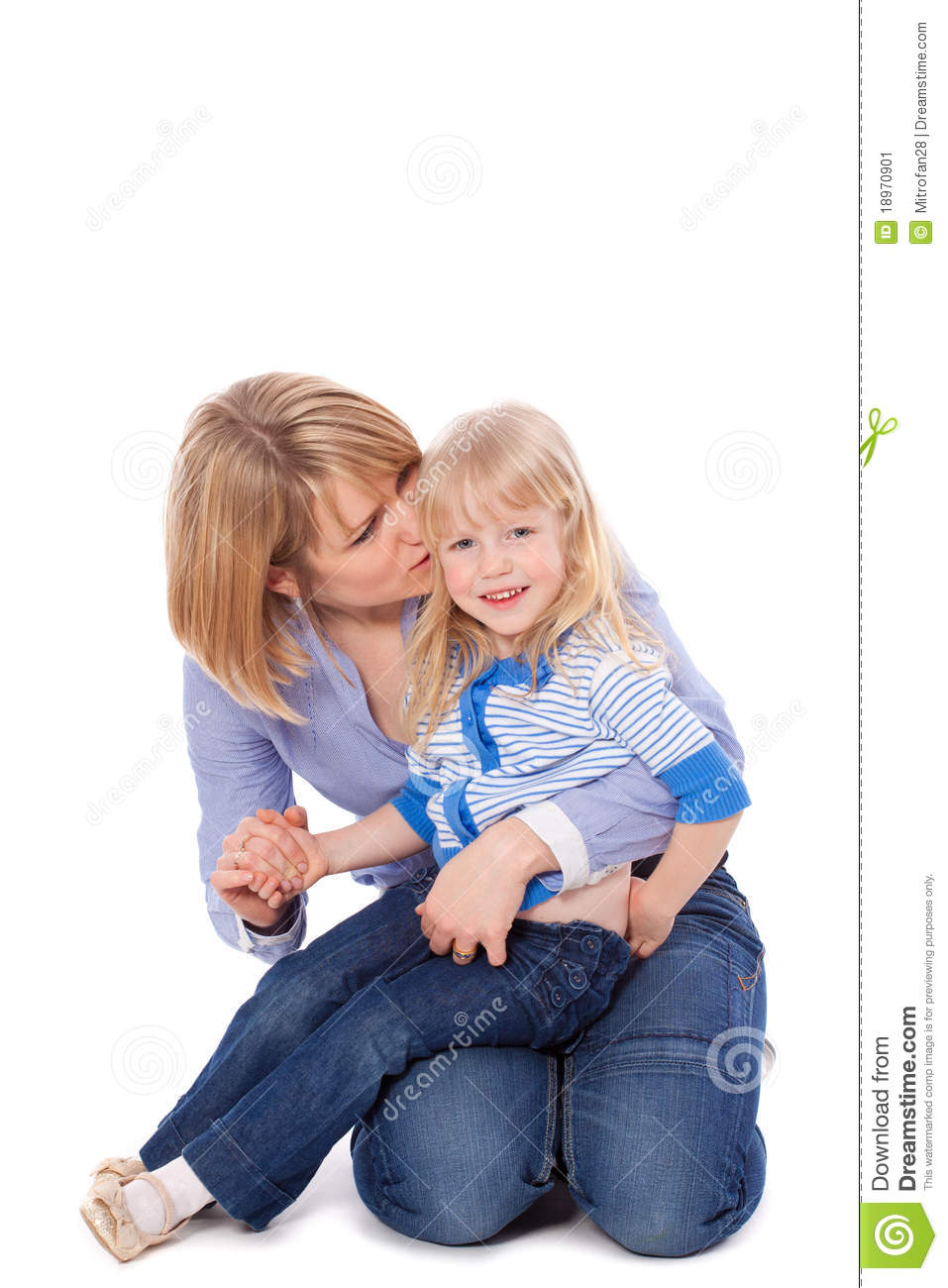 Mom Whisper In Child S Ear Stock Image   Image  18970901