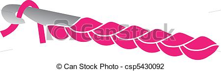 Of Crochet Hook With Knitted String Csp5430092   Search Clipart