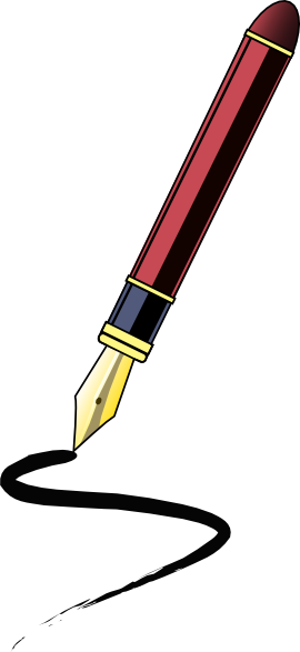 Signature Line Clipart Feather Pen Clipart