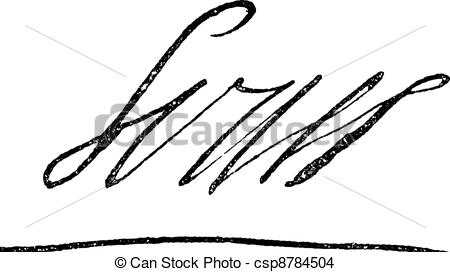 Signature Line Clipart Signature Of Louis Xiv Or