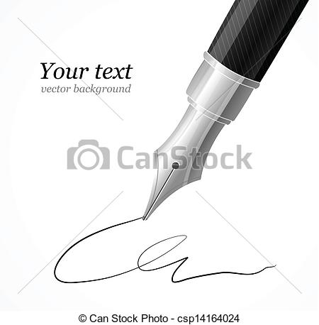Signature   Vector    Csp14164024   Search Clipart Illustration