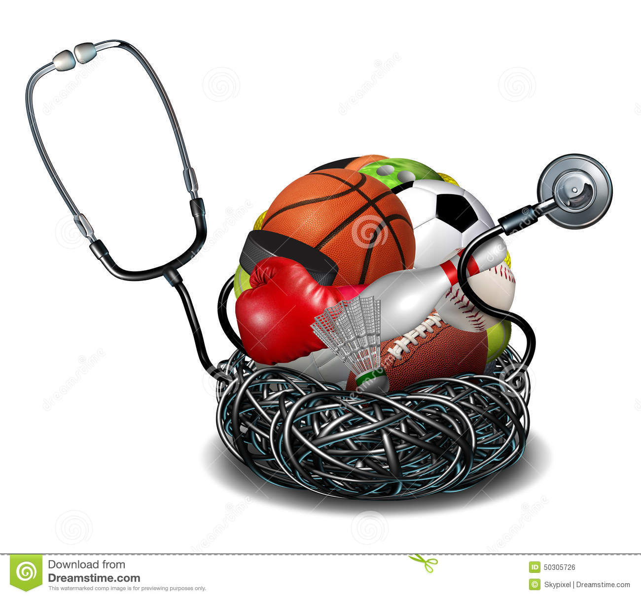 Sports Medicine Concept And Athletic Medical Care Symbol As A Doctor