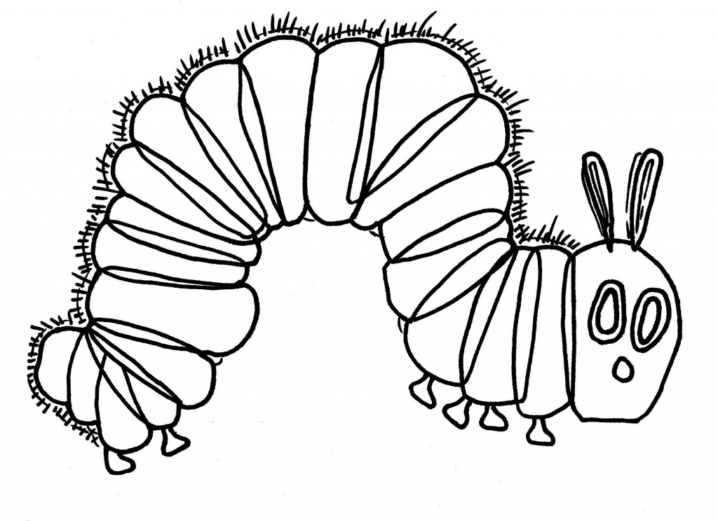 These Hungry Caterpillar Coloring Pages For Free  Hungry Caterpillar