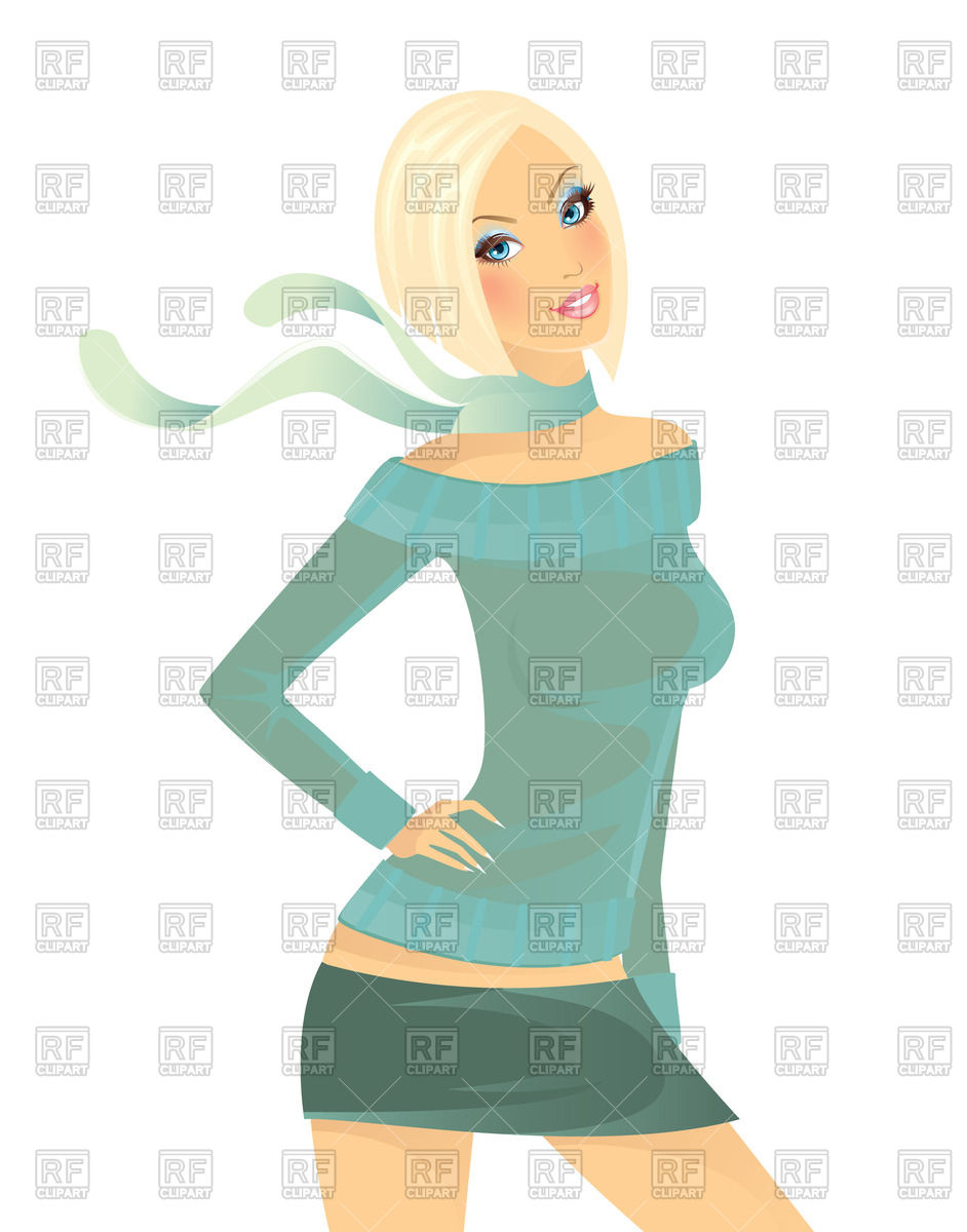 And Short Skirt 58263 Download Royalty Free Vector Clipart  Eps