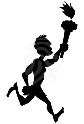 Athletics Clipart Athlete Clipart Silhouette Olympic Athlete Running    