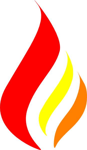 Candle Flame Logo Clip Art At Clker Com   Vector Clip Art Online    